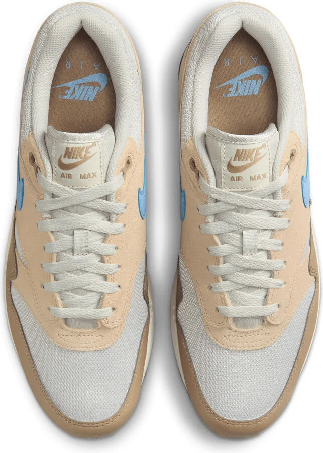 Nike Men's Air Max 1 Essential Shoes in Grey | FZ5808-009 - Image 4
