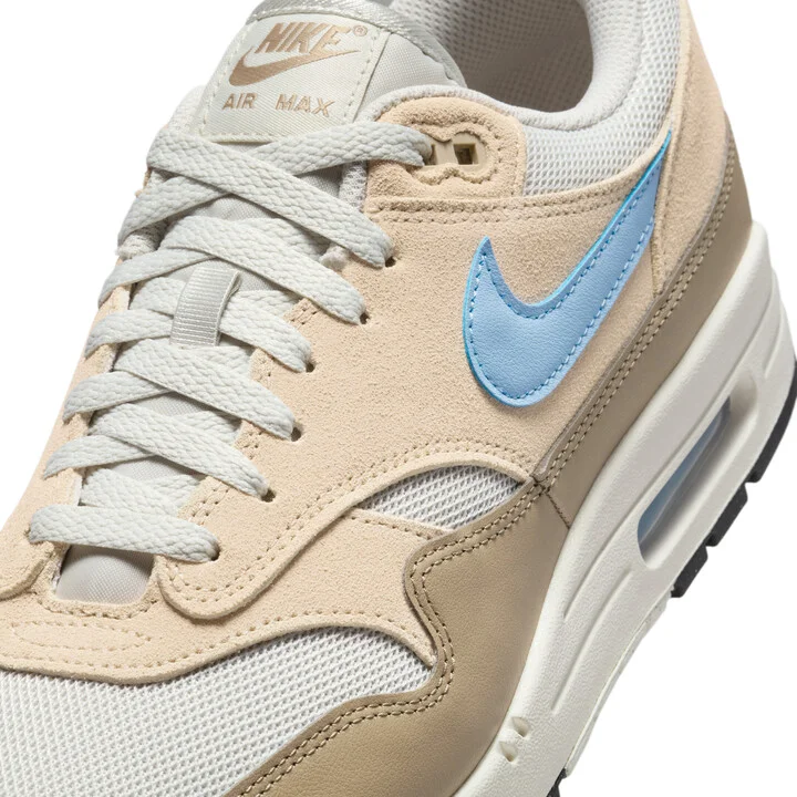 Nike Men's Air Max 1 Essential Shoes in Grey | FZ5808-009 - Image 7