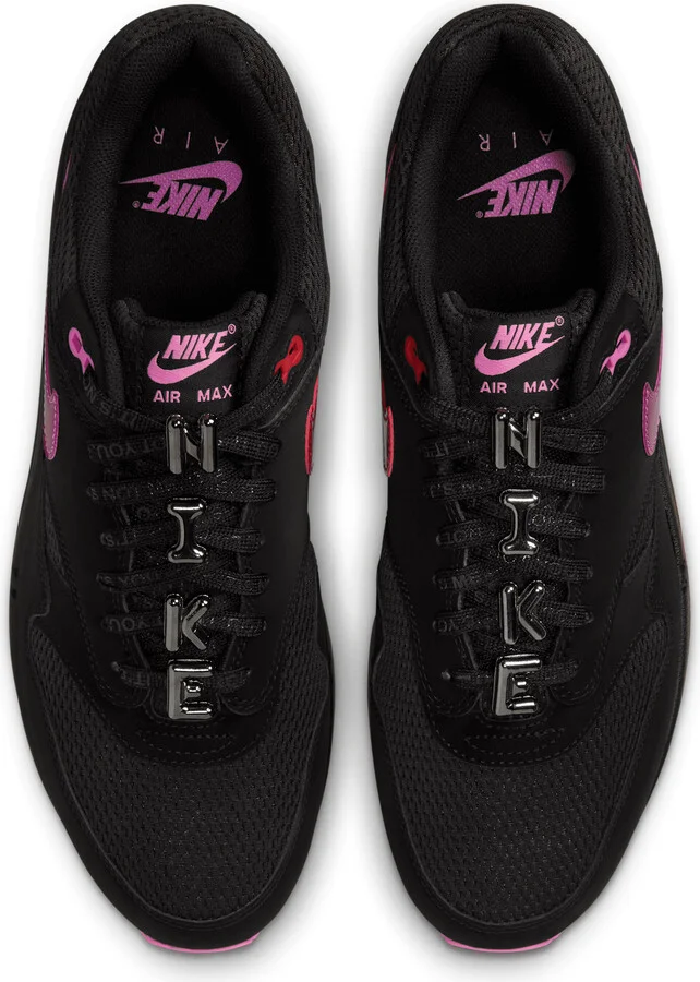 Nike Men's Air Max 1 Premium Shoes in Black | HV2302-001 - Image 4