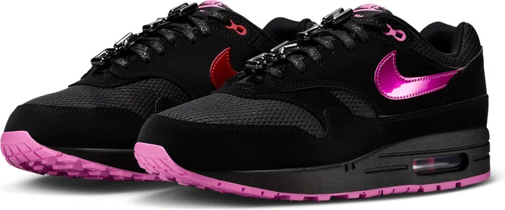 Nike Men's Air Max 1 Premium Shoes in Black | HV2302-001 - Image 5