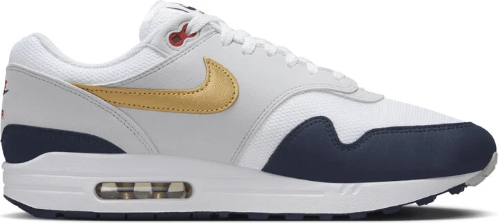 Nike Men's Air Max 1 Shoes in Blue | HM9604-400 - Image 3