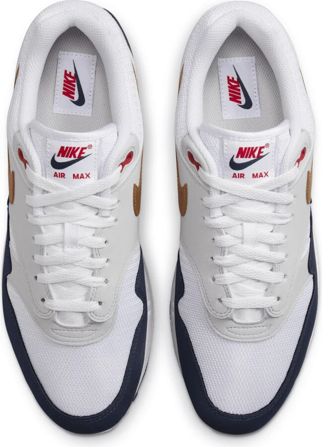 Nike Men's Air Max 1 Shoes in Blue | HM9604-400 - Image 4