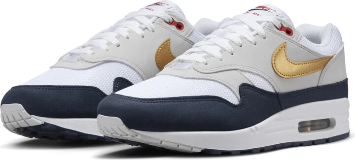 Nike Men's Air Max 1 Shoes in Blue | HM9604-400 - Image 5