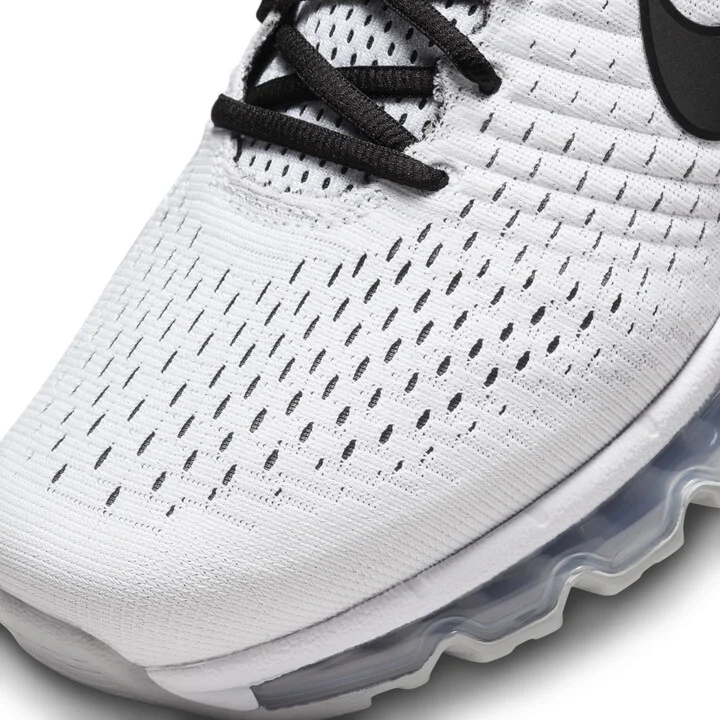 Nike Men's Air Max 2017 Shoes in White | 849559-100 - Image 7