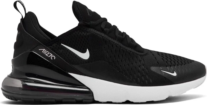 Nike Men's Air Max 270 Casual Sneakers from Finish Line - Black, White - Image 6