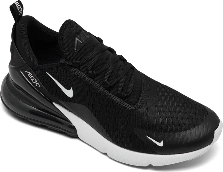 Nike Men's Air Max 270 Casual Sneakers from Finish Line - Black, White