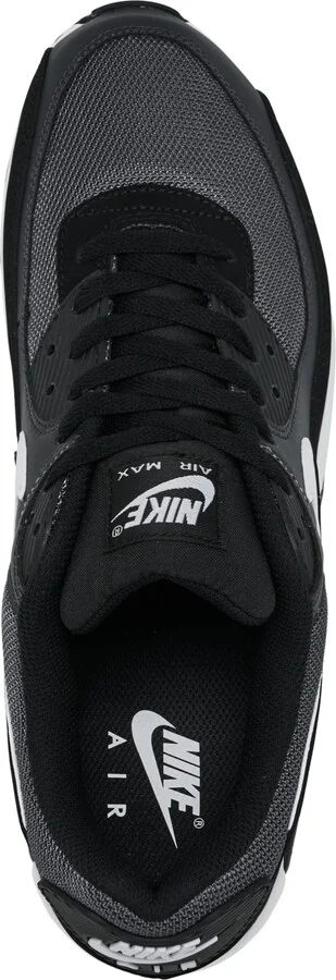 Nike Men's Air Max 90 Casual Sneakers from Finish Line - Black, White - Image 3