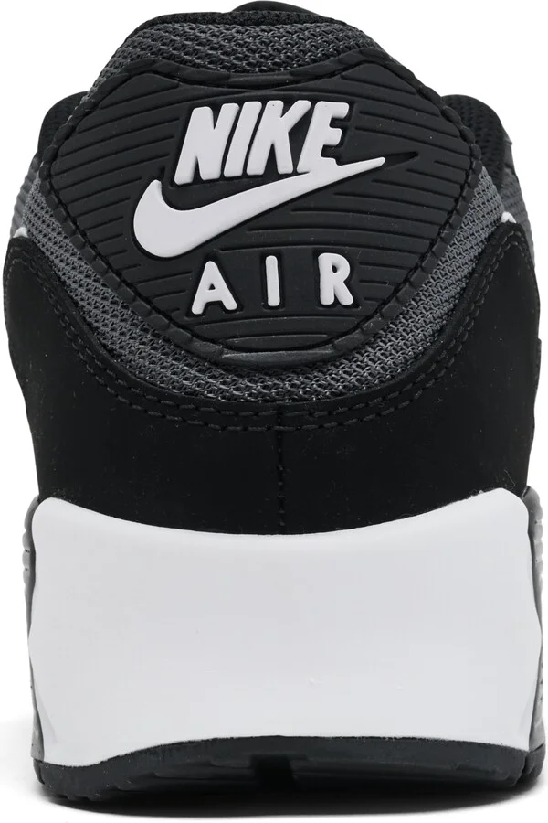 Nike Men's Air Max 90 Casual Sneakers from Finish Line - Black, White - Image 4