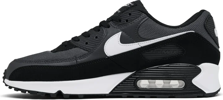 Nike Men's Air Max 90 Casual Sneakers from Finish Line - Black, White - Image 5