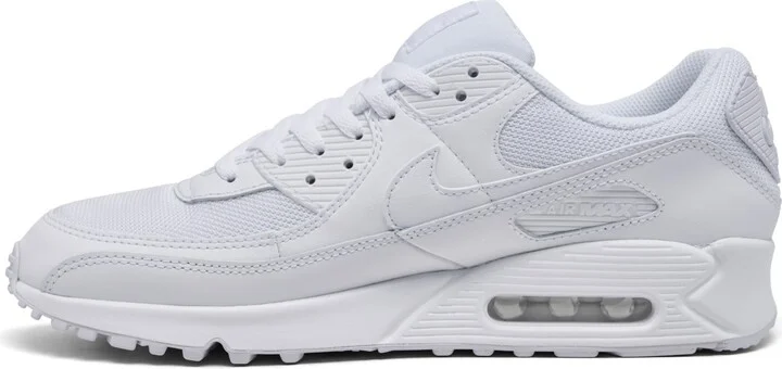 Nike Men's Air Max 90 Casual Sneakers from Finish Line - Black, White - Image 8