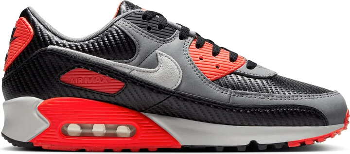 Nike Men's Air Max 90 Premium Shoes in Black | HM9432-001 - Image 3