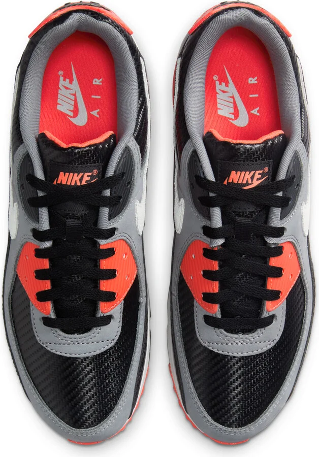 Nike Men's Air Max 90 Premium Shoes in Black | HM9432-001 - Image 4