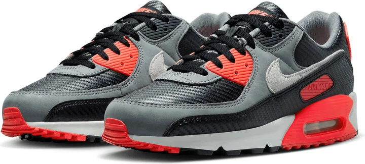 Nike Men's Air Max 90 Premium Shoes in Black | HM9432-001 - Image 5
