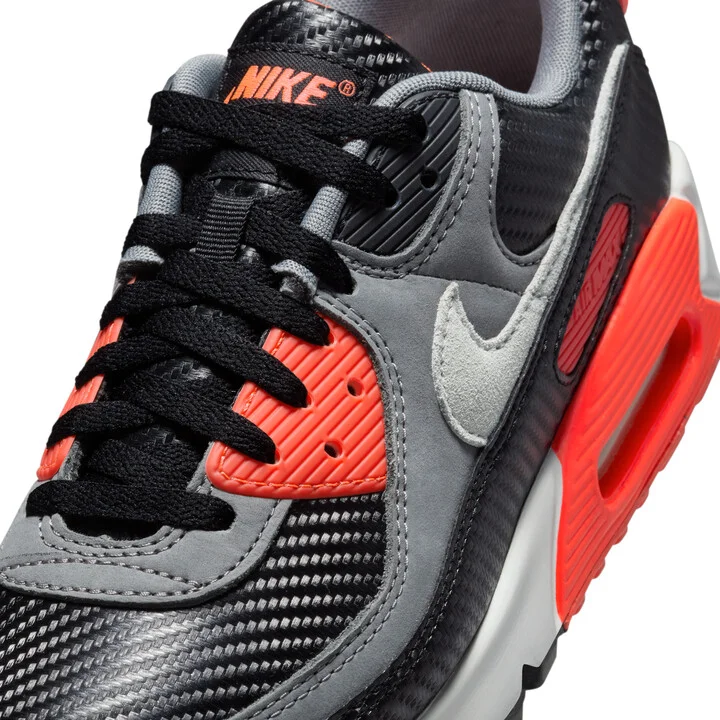 Nike Men's Air Max 90 Premium Shoes in Black | HM9432-001 - Image 7