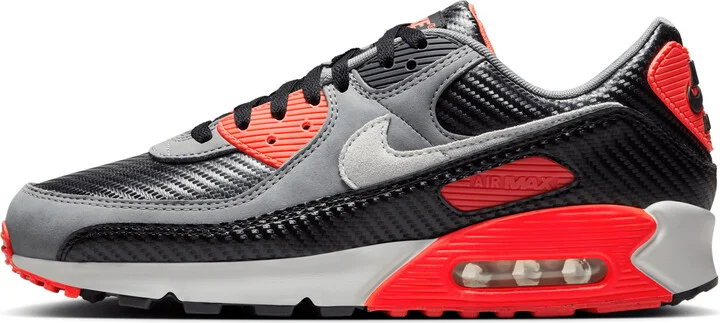 Nike Men's Air Max 90 Premium Shoes in Black | HM9432-001