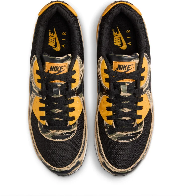 Nike Men's Air Max 90 Premium Shoes in Black | IF1721-001 - Image 4