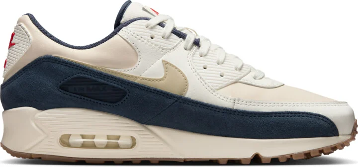 Nike Men's Air Max 90 Premium Shoes in Brown | IH4379-110 - Image 3