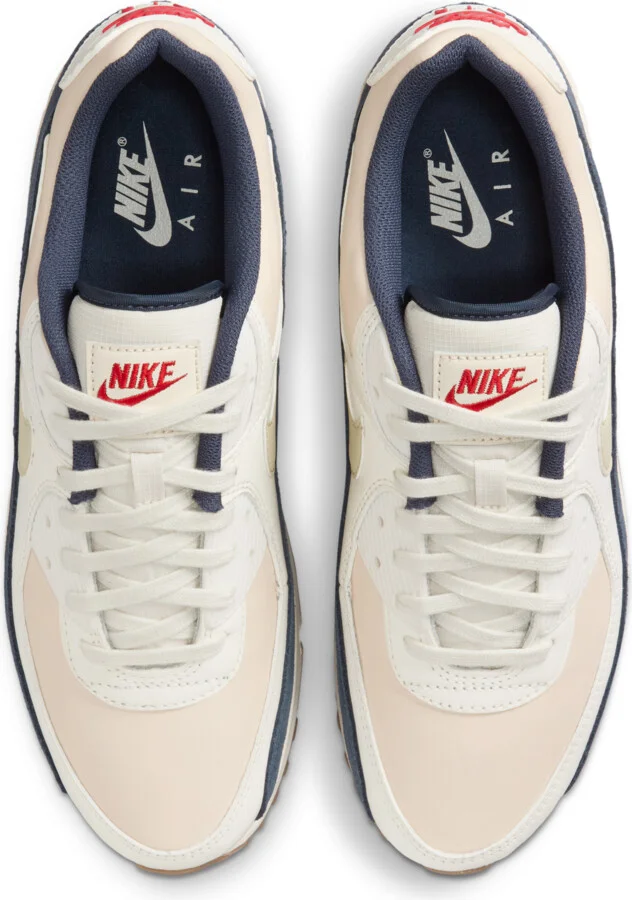 Nike Men's Air Max 90 Premium Shoes in Brown | IH4379-110 - Image 4