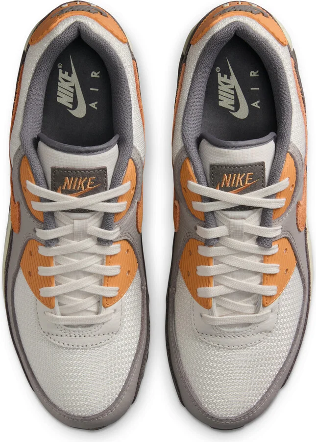 Nike Men's Air Max 90 Premium Shoes in Grey | IB7467-029 - Image 4