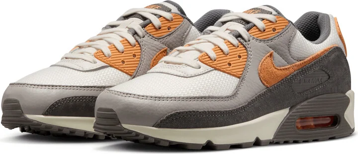Nike Men's Air Max 90 Premium Shoes in Grey | IB7467-029 - Image 5