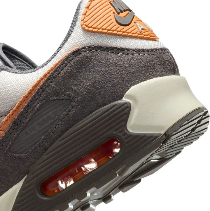 Nike Men's Air Max 90 Premium Shoes in Grey | IB7467-029 - Image 8