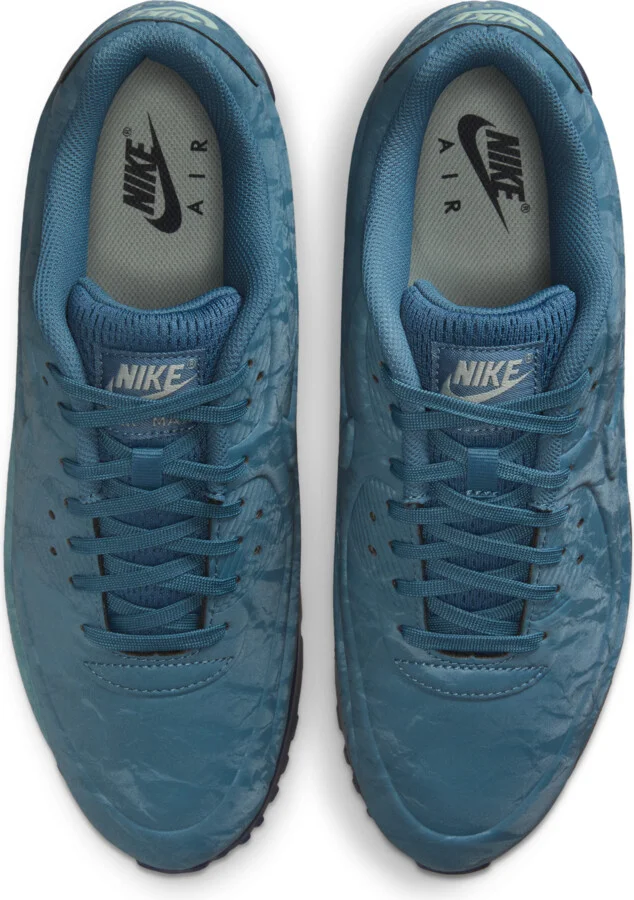 Nike Men's Air Max 90 Shoes in Blue | HQ1970-400 - Image 4