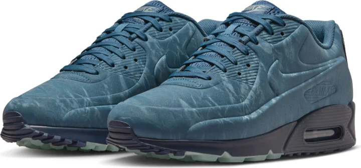Nike Men's Air Max 90 Shoes in Blue | HQ1970-400 - Image 5