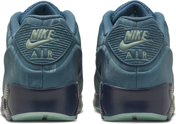 Nike Men's Air Max 90 Shoes in Blue | HQ1970-400 - Image 6