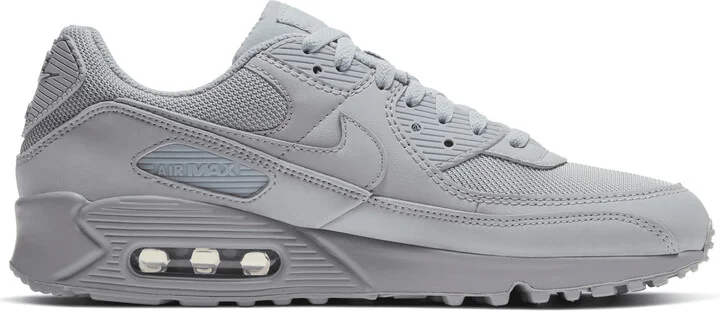 Nike Men's Air Max 90 Shoes in Grey | CN8490-001 - Image 3