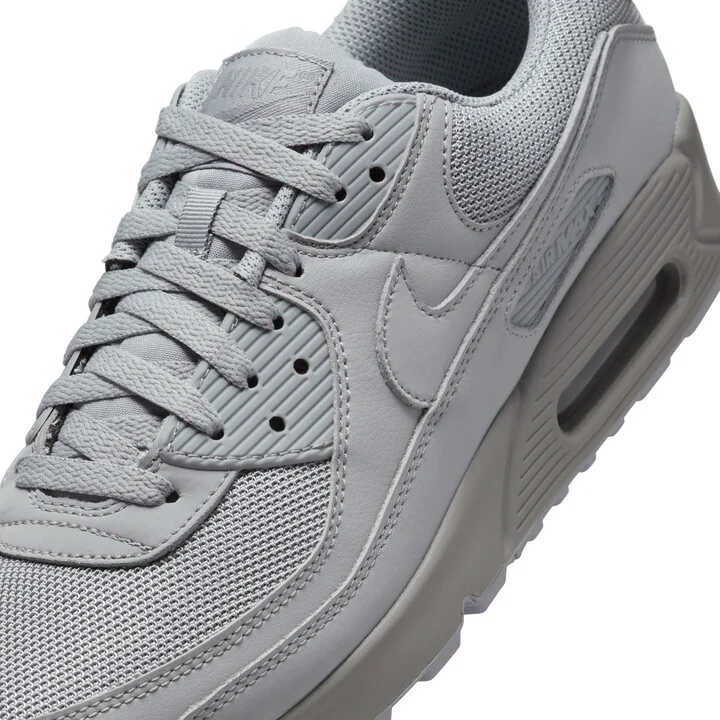 Nike Men's Air Max 90 Shoes in Grey | CN8490-001 - Image 8