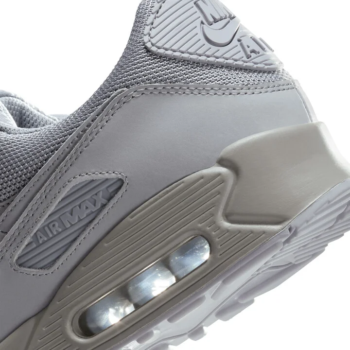 Nike Men's Air Max 90 Shoes in Grey | CN8490-001 - Image 9