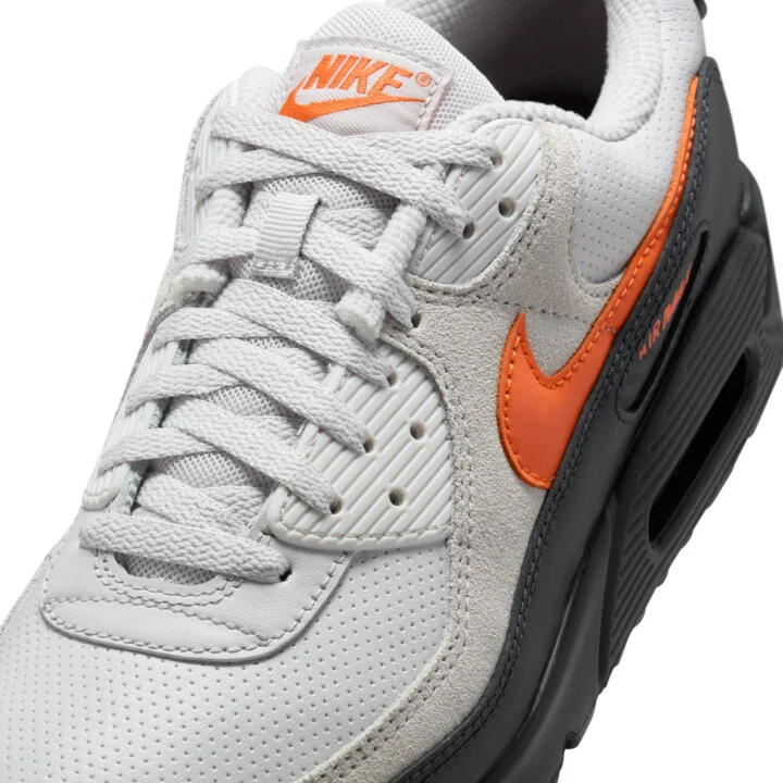 Nike Men's Air Max 90 Shoes in Grey | IF0670-003 - Image 7