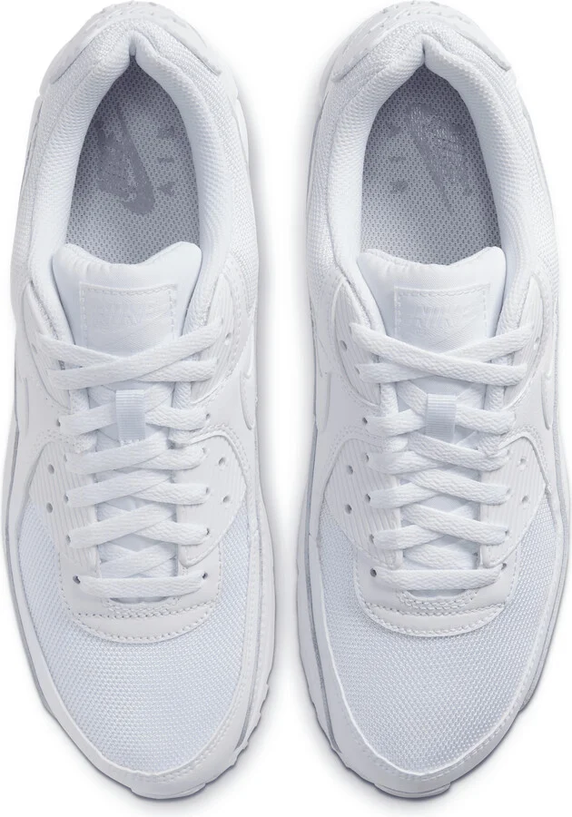 Nike Men's Air Max 90 Shoes in White | CN8490-100 - Image 4