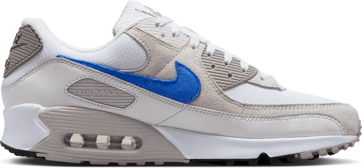 Nike Men's Air Max 90 Shoes in White | DM0029-110 - Image 3