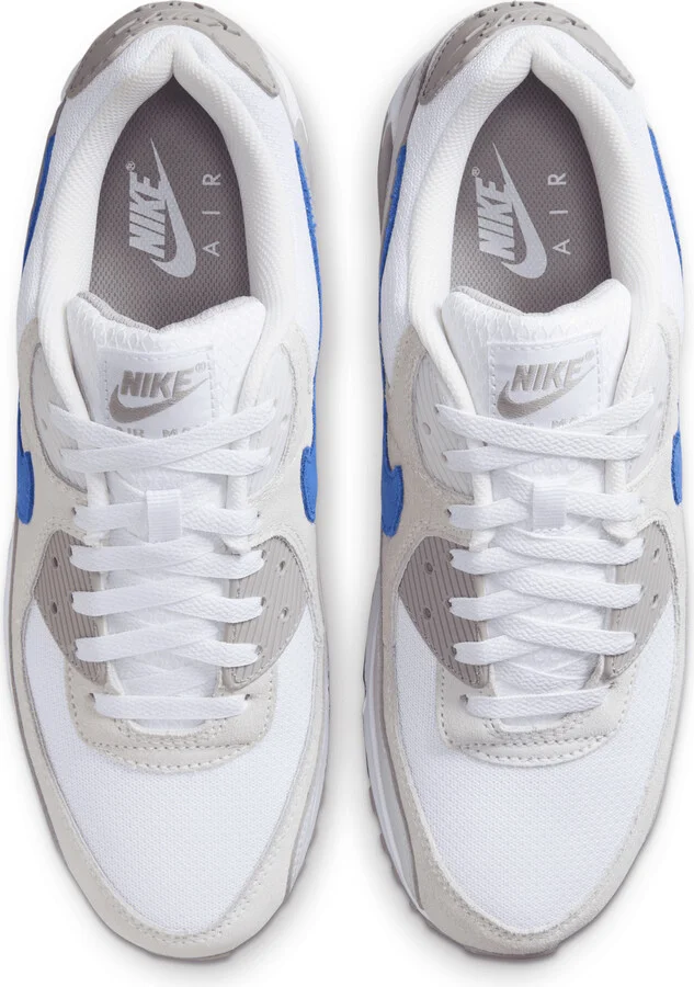 Nike Men's Air Max 90 Shoes in White | DM0029-110 - Image 4
