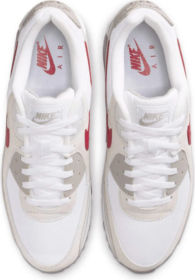 Nike Men's Air Max 90 Shoes in White | DM0029-113 - Image 4