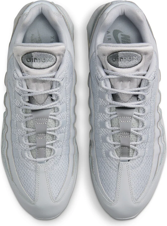 Nike Men's Air Max 95 "Big Bubble" Shoes in Grey | HM8755-002 - Image 4
