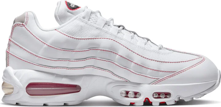 Nike Men's Air Max 95 Big Bubble Shoes in White | IB7936-100 - Image 3