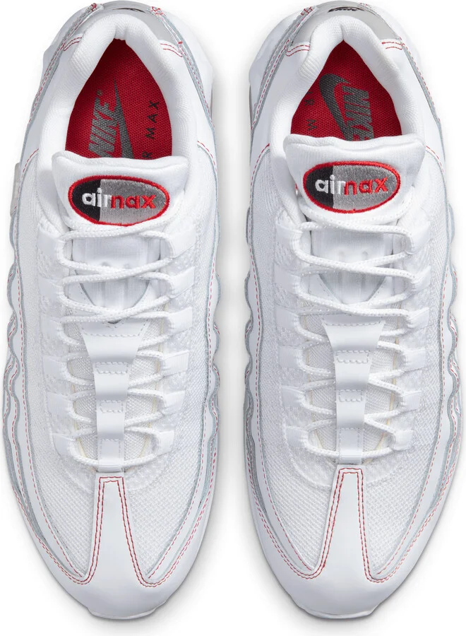Nike Men's Air Max 95 Big Bubble Shoes in White | IB7936-100 - Image 4