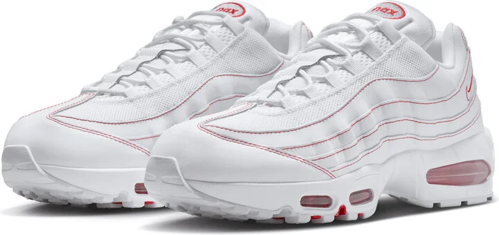 Nike Men's Air Max 95 Big Bubble Shoes in White | IB7936-100 - Image 5