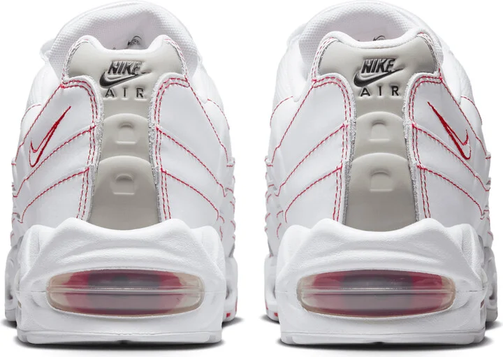 Nike Men's Air Max 95 Big Bubble Shoes in White | IB7936-100 - Image 6