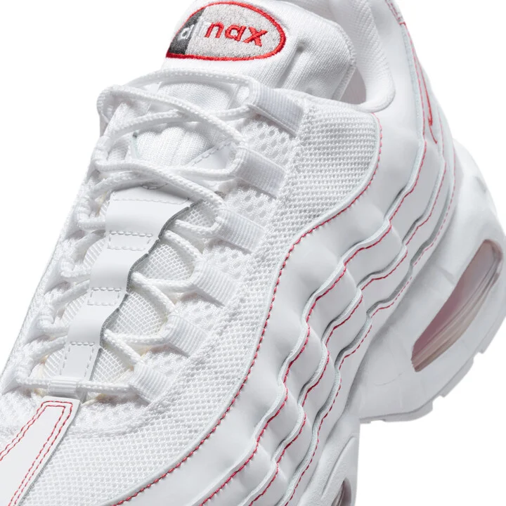 Nike Men's Air Max 95 Big Bubble Shoes in White | IB7936-100 - Image 7