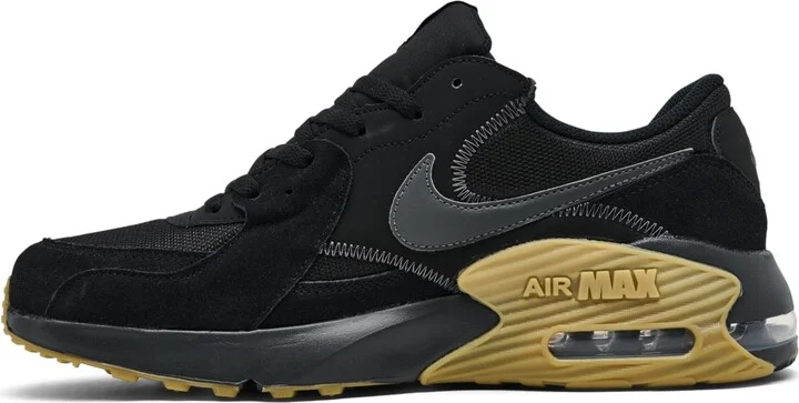 Nike Men's Air Max Excee Casual Sneakers from Finish Line - Black, Gum Light Brown, Anthracite - Image 6
