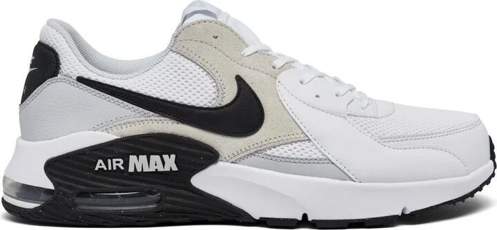 Nike Men's Air Max Excee Running Sneakers from Finish Line - White, Black - Image 2