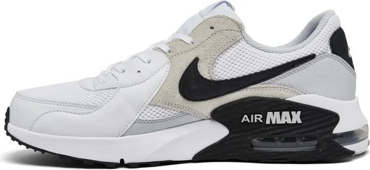 Nike Men's Air Max Excee Running Sneakers from Finish Line - White, Black - Image 3