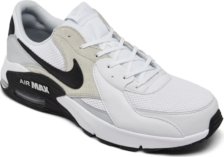 Nike Men's Air Max Excee Running Sneakers from Finish Line - White, Black
