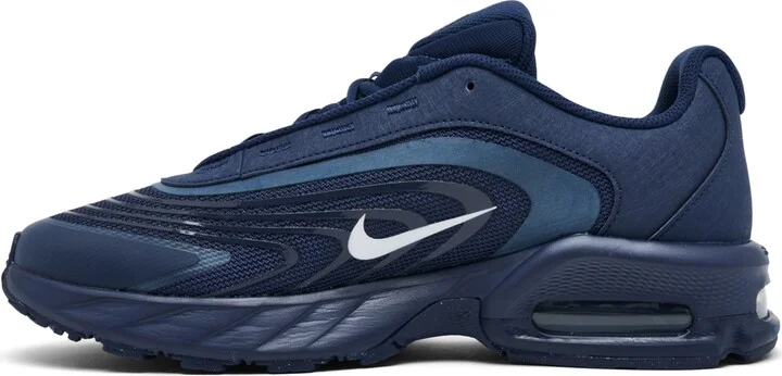 Nike Men's Air Max Fire Casual Sneakers from Finish Line - Mid Navy, White - Image 2