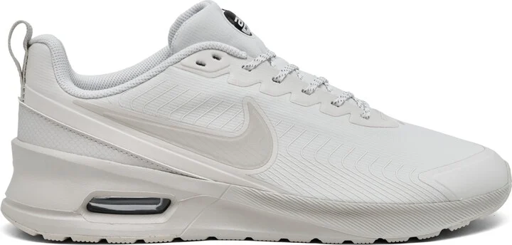 Nike Men's Air Max Nuaxis Casual Sneakers from Finish Line - White, Phantom - Image 3