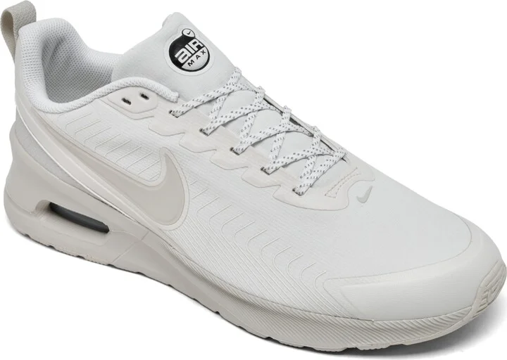 Nike Men's Air Max Nuaxis Casual Sneakers from Finish Line - White, Phantom