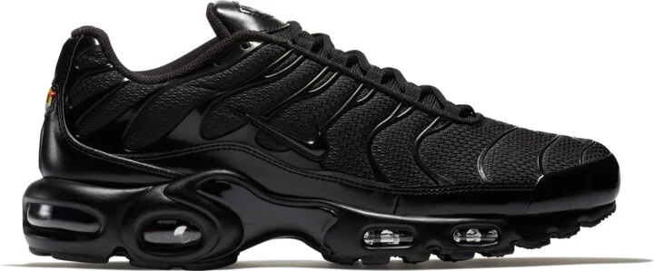 Nike Men's Air Max Plus Shoes in Black | 604133-050 - Image 2